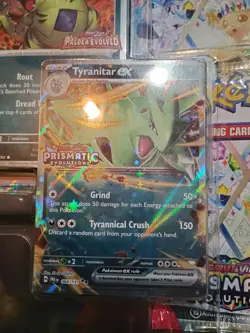 Prismatic Evolutions lucario ex And Tyranitar Stamped Promo cards only all 5 - Image 2
