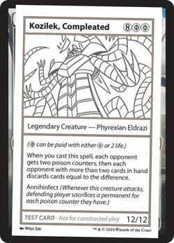 Kozilek, Compleated - Test Card (MB2) Mystery Booster 2 - NM - Image 1