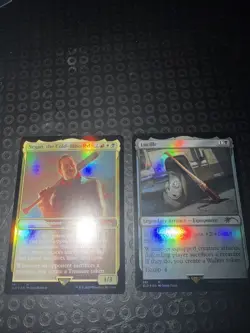 MTG Negan, the Cold-Blooded Magic the Gathering Foil Secret Lair Lucille Combo - Image 1