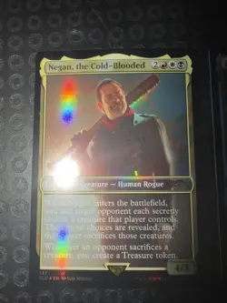 MTG Negan, the Cold-Blooded Magic the Gathering Foil Secret Lair Lucille Combo - Image 2