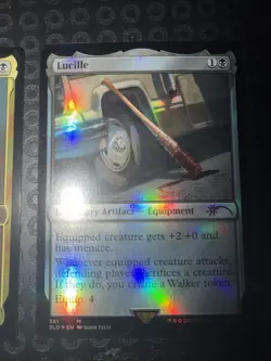 MTG Negan, the Cold-Blooded Magic the Gathering Foil Secret Lair Lucille Combo - Image 3