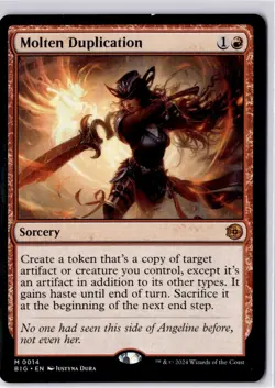 Molten Duplication Outlaws of Thunder Junction: the Big Score Regular NM M 0014 - Image 1