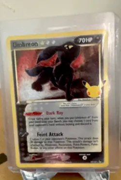 Pokemon Umbreon 25th celebrations gold star LP (CHECK BACK) - Image 1