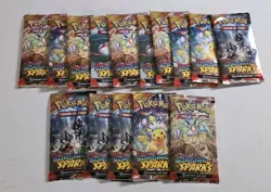 Pokemon Surging Sparks Booster Pack LOT 15 SEALED TCG POKEMON - Image 1