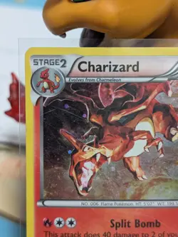 Pokemon Charizard Legendary Treasures Cosmo Holo 19/113 W/ HD Galaxy Swirl 🍥 - Image 4