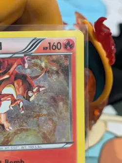Pokemon Charizard Legendary Treasures Cosmo Holo 19/113 W/ HD Galaxy Swirl 🍥 - Image 5