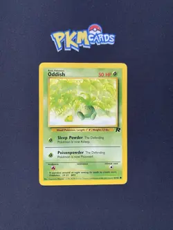 Pokemon TCG Oddish Team Rocket 63/82 Regular LP. - Image 1