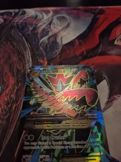 Mega M Scizor EX 120/122 Full Art Ultra Rare XY BREAKpoint Pokemon TCG HP - Image 2