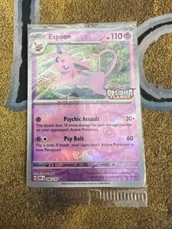 Pokemon SEALED Espeon 086/197 Best Buy Exclusive Promo Reverse Holofoil!! - Image 1