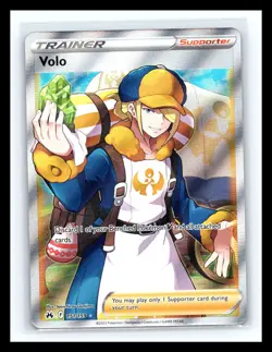 💥 Pokemon TCG Volo (Full Art) 151/159 Crown Zenith Holo Rare Trainer - Image 1