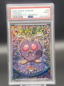 2000 TOPPS CHROME Pokemon TV SPARKLE #48 ✨PSA 9✨RARE - Image 1