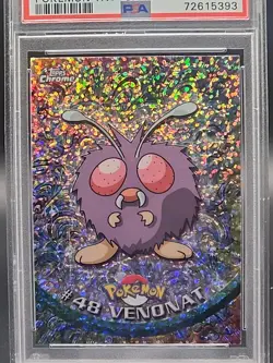 2000 TOPPS CHROME Pokemon TV SPARKLE #48 ✨PSA 9✨RARE - Image 2