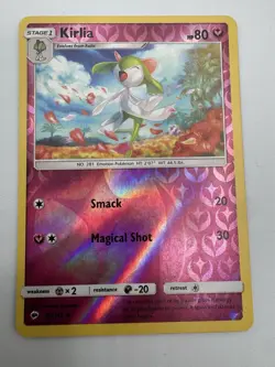 Kirlia 92/147 Reverse Holo Burning Shadows Sun & Moon Pokemon TCG - Image 1