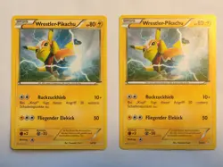 Pokemon Karte Wrestler-Pikachu 14/30 XY Trainer Kit Pikachu Libre Deutsch - Image 2