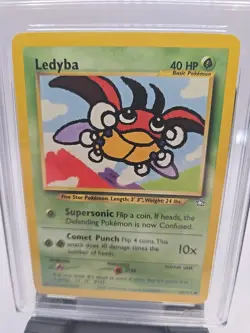 2000 Pokemon Neo Genesis #63 Ledyba AGS 10 Gem Mint FREE SHIPPING - Image 3