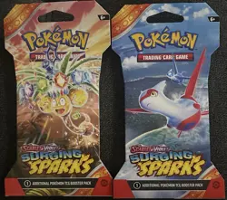 Surging Sparks Sleeved Booster Pack - Lot of 2 Pokemon TCG - Image 1