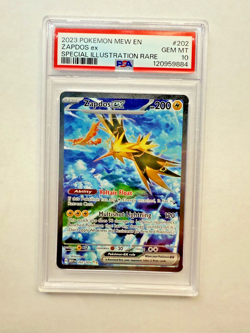 Zapdos Ex 202/165 PSA 10 - Pokemon TCG S&V 151 Special Illustration Rare!!! - Image 1