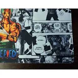 One piece Roronoa Zoro Desk Play Mat Anime Manga 31” x 15.75” Pre-owned CCG - Image 4
