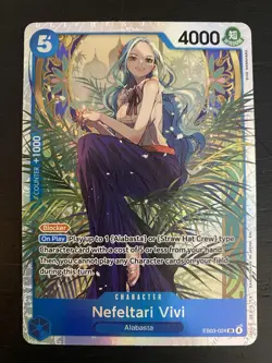 Nefeltari Vivi EB03-024 SR ONE PIECE Heroines Edition English Near Mint - Image 1