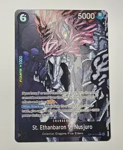 St. Ethanbaron V. Nusjuro (Alternate Art) OP13-080 Carrying On His Will Foil - Image 1