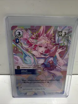 Ahri Inquisitive Spiritforged English Overnumbered 227/221 - Image 1