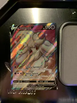 Alcremie V 064/072 Shining Fates NM Full Art Ultra Rare Pokemon Card - Image 1