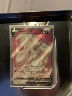 Alcremie V 064/072 Shining Fates NM Full Art Ultra Rare Pokemon Card - Image 3