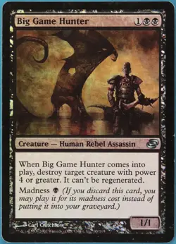 Big Game Hunter FOIL Planar Chaos HEAVILY PLD Uncommon CARD (148624) ABUGames - Image 1