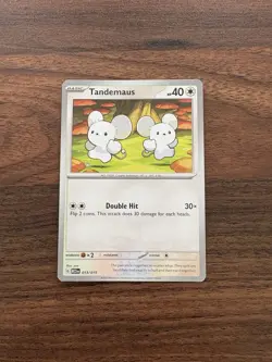 Tandemaus Pokemon Card McDonald's Promo 2023 TCG M23en 013/015 NM - Image 1