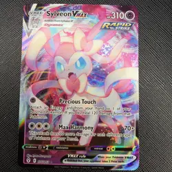 Pokemon TCG Sylveon VMAX 075/203 Evolving Skies Ultra Rare Holo Card - Image 1