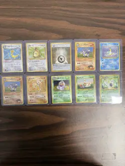 Pokemon Japanese Holo Card Vintage Lot - Image 1