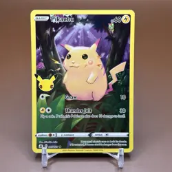 Pikachu 005/025 Celebrations Full Art Ultra Rare Holo Pokemon Card LP - Image 1