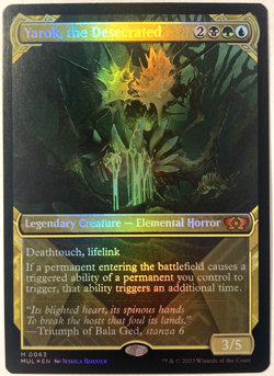 MTG Yarok, the Desecrated FOIL March of the Machine: Multiverse Legends 63 NM - Image 1