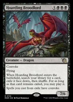 1x Hoarding Broodlord NM-Mint, English March of the Machine MTG Magic - Image 1