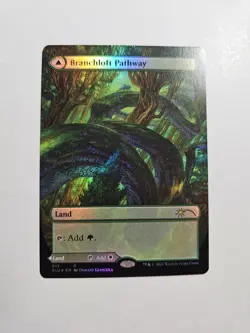 MTG Secret Lair #013 Branchloft / Boulderloft Pathway Borderless Foil NM - Image 3