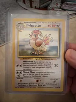 Pokemon TCG Pidgeotto 22/102 Base Set Rare - Image 1