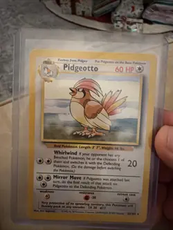 Pokemon TCG Pidgeotto 22/102 Base Set Rare - Image 2