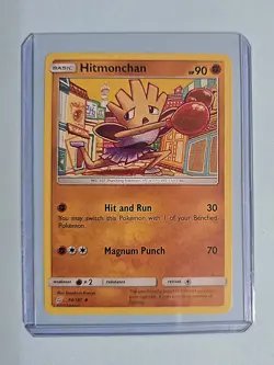 2019 Hitmonchan 74/181 - Team Up - NM Pokemon TCG - Image 2