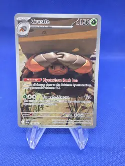 Pokemon SV10 Destined Rivals Crustle 186/182 Illustration Rare NM - Image 1