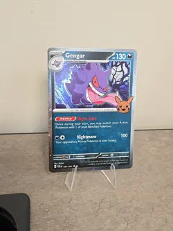 Gengar 057/091 Trick Or Trade 2025 Cosmo Holo NM Pokemon TCG - Image 1