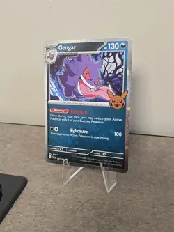Gengar 057/091 Trick Or Trade 2025 Cosmo Holo NM Pokemon TCG - Image 2