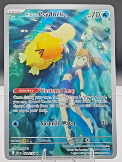 Pokemon 2025 Misty's Psyduck 193/182 Destined Rivals - DRI EN Illustration Rare - Image 1
