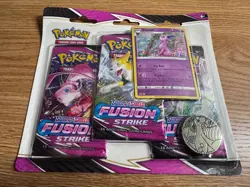3x Fusion Strike 3-Pack Blister (Espeon) - Sealed - Pokemon TCG - Image 3