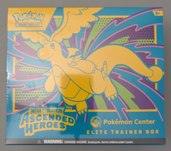 Pokemon TCG Ascended Hero’s Pokemon Center Elite Trainer Box ETB PKC Brand New - Image 1