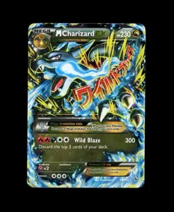 2014 Pokemon MEGA M CHARIZARD EX FULL ART HOLO RARE 69/106! LP - MP! - Image 1