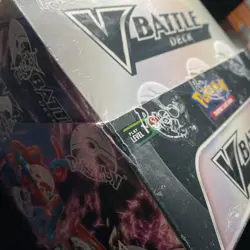 Pokemon TCG V Battle Decks Deoxys & Zeraora Set Of 8(New&Sealed) SEALED BOX OF 8 - Image 1