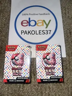 Pokemon TCG Booster Bundle Lot 2 Bundles of 151 Scarlet and Violet Brand New - Image 1