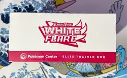 Scarlet & Violet White Flare Pokemon Center Exclusive ETB *Brand New Sealed* - Image 2