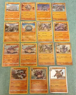 RHYHORN, RHYDON, & RHYPERIOR BUNDLE OF POKEMON CARDS #2. - Image 1