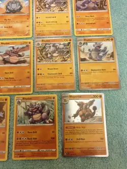 RHYHORN, RHYDON, & RHYPERIOR BUNDLE OF POKEMON CARDS #2. - Image 5